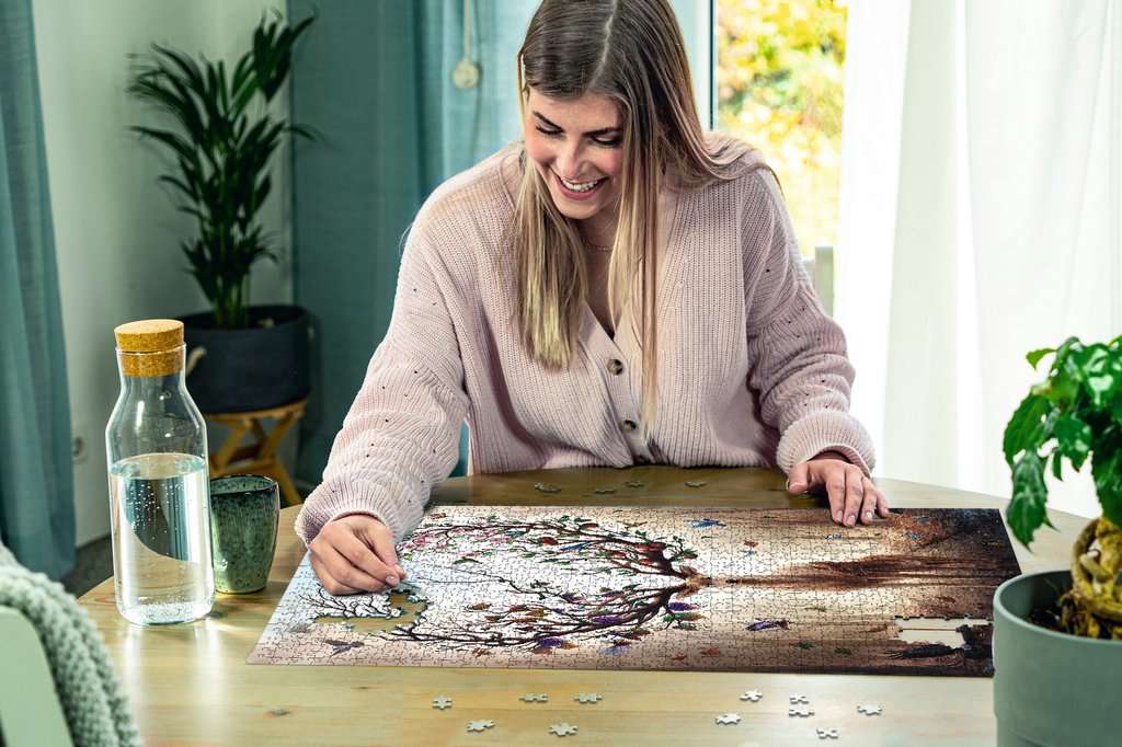 Ravensburger Puzzle 1000 Teile Magischer Hirsch