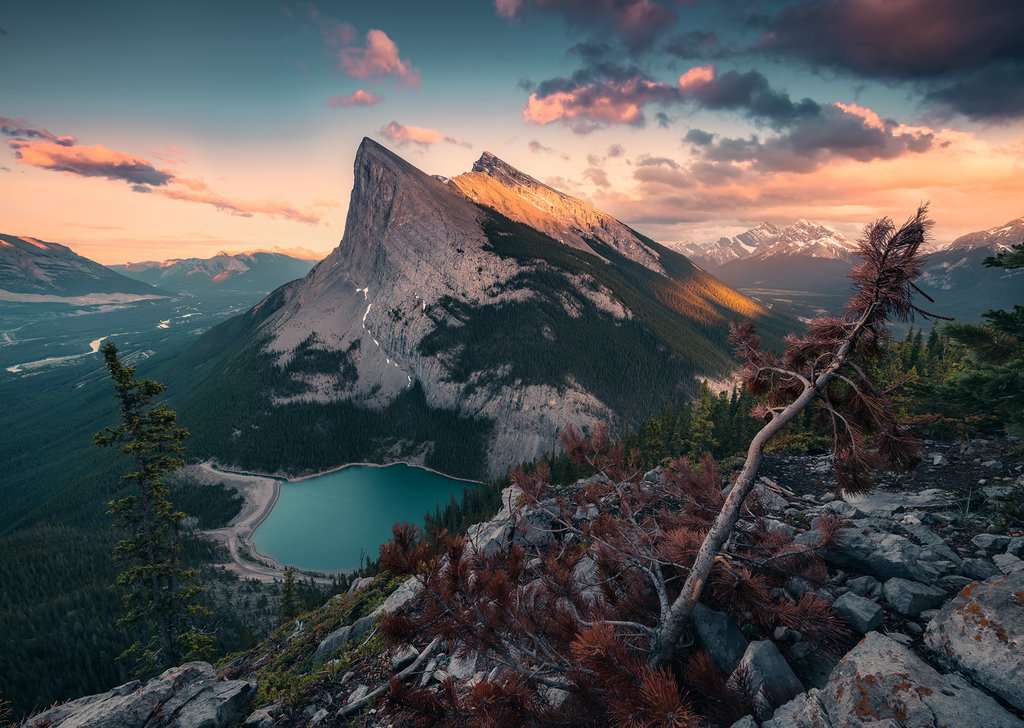 Ravensburger Puzzle 1000 Teile Abends in den Rocky Mountains