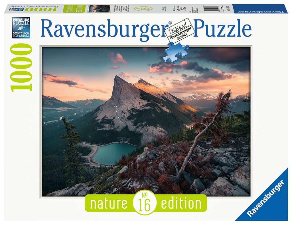 Ravensburger Puzzle 1000 Teile Abends in den Rocky Mountains