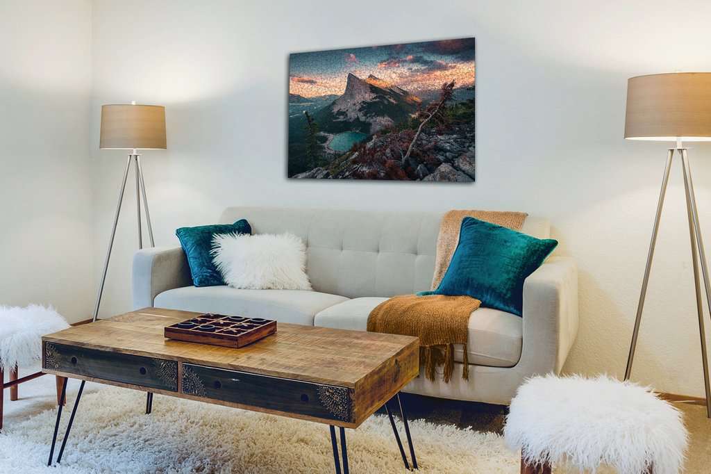 Ravensburger Puzzle 1000 Teile Abends in den Rocky Mountains