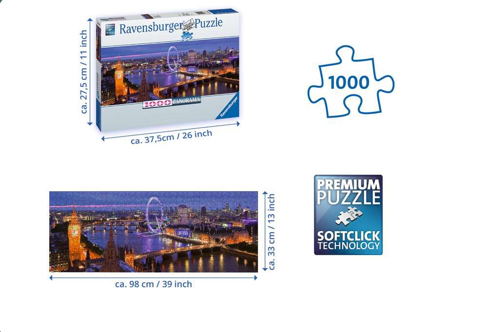 Ravensburger Puzzle 1000 Teile London bei Nacht