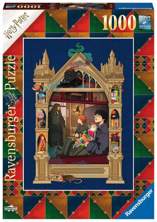 Ravensburger Puzzle 1000 Teile Harry Potter auf dem Weg nach Hogwarts