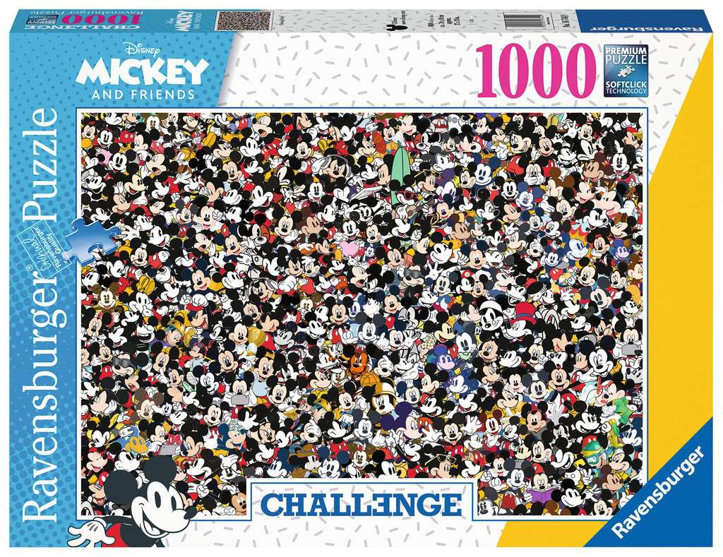 Ravensburger Puzzle 1000 Teile Challenge Mickey