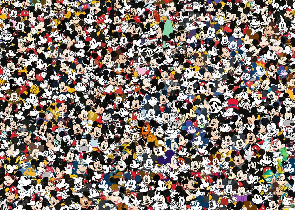 Ravensburger Puzzle 1000 Teile Challenge Mickey