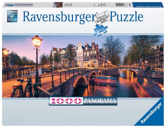 Ravensburger Puzzle 1000 Teile Abend in Amsterdam