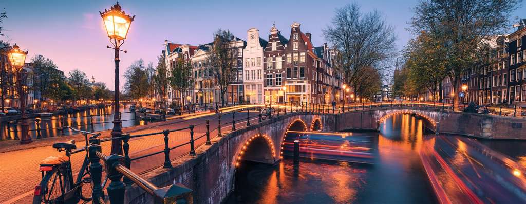 Ravensburger Puzzle 1000 Teile Abend in Amsterdam