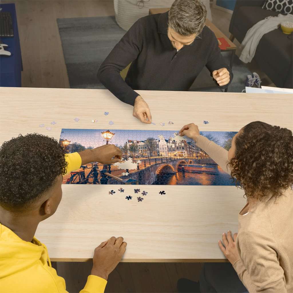 Ravensburger Puzzle 1000 Teile Abend in Amsterdam