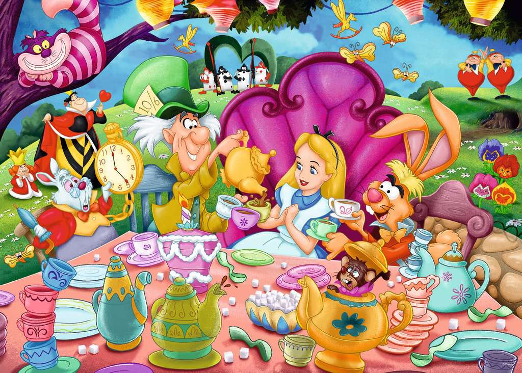 Ravensburger Puzzle 1000 Teile Alice im Wunderland