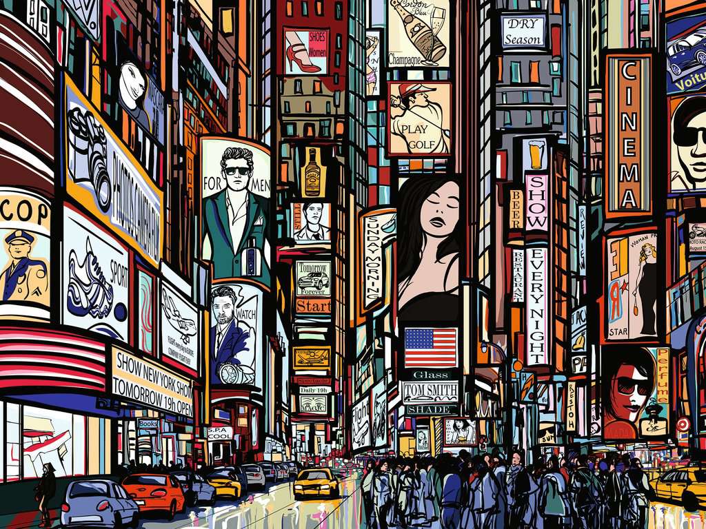 Ravensburger Puzzle 1000 Teile Buntes New York