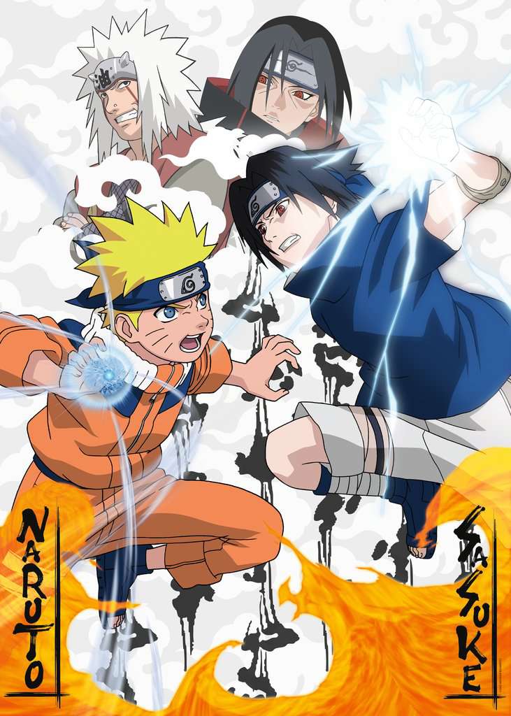 Ravensburger Puzzle 1000 Teile Naruto vs. Sasuke