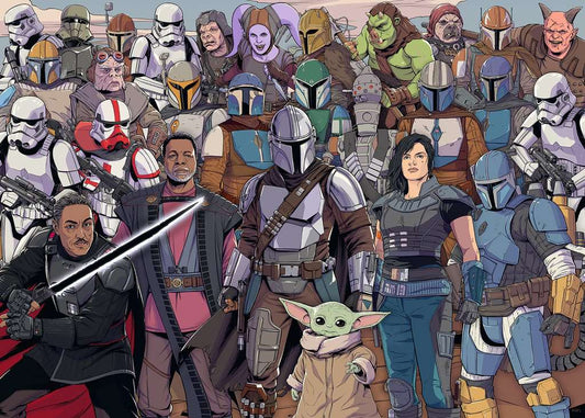 Ravensburger Puzzle 1000 Teile Challenge Star Wars Mandalorian
