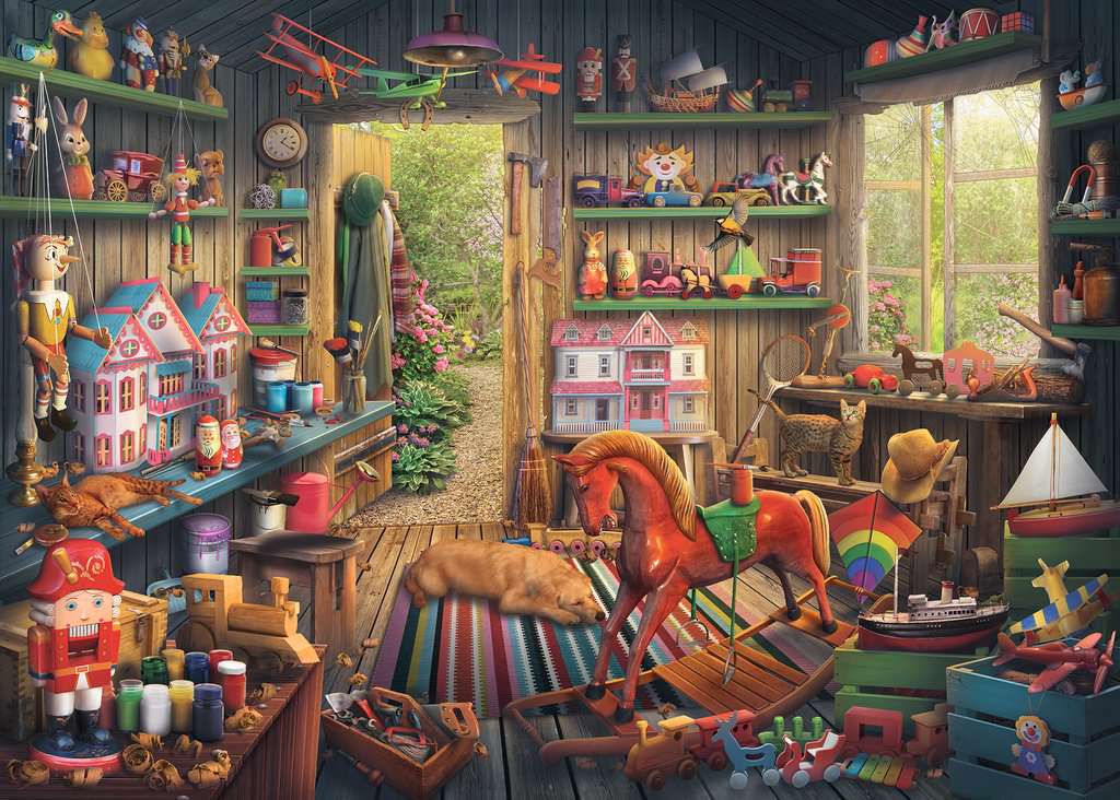 Ravensburger Puzzle 1000 Teile Spielzeug von damals