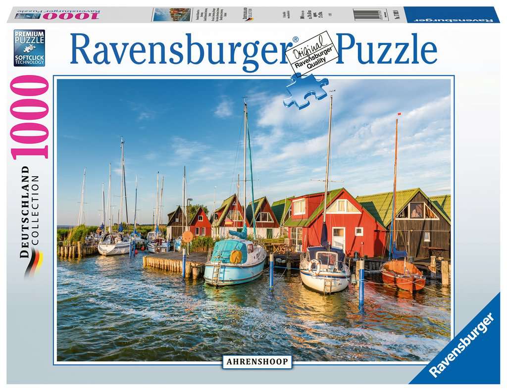 Ravensburger Puzzle 1000 Teile Romantische Hafenwelt von Ahrenshoop