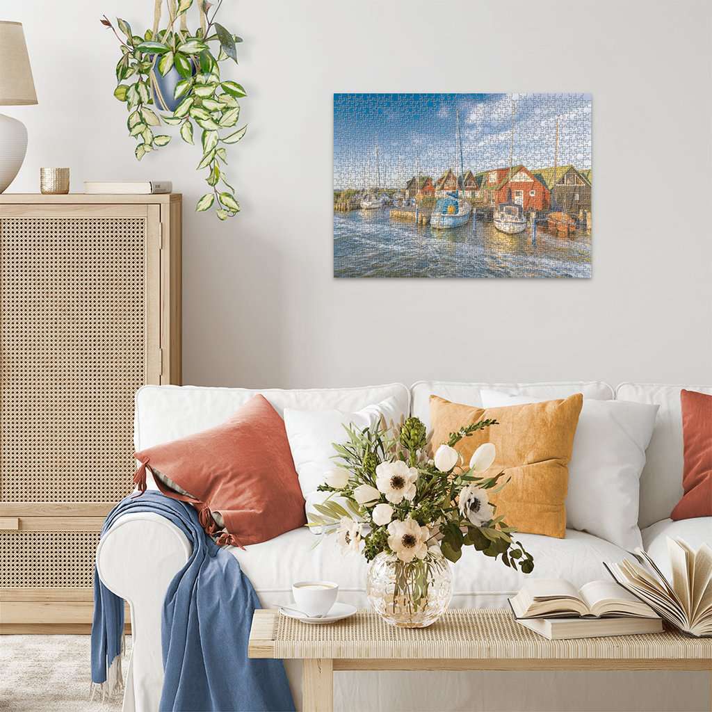 Ravensburger Puzzle 1000 Teile Romantische Hafenwelt von Ahrenshoop