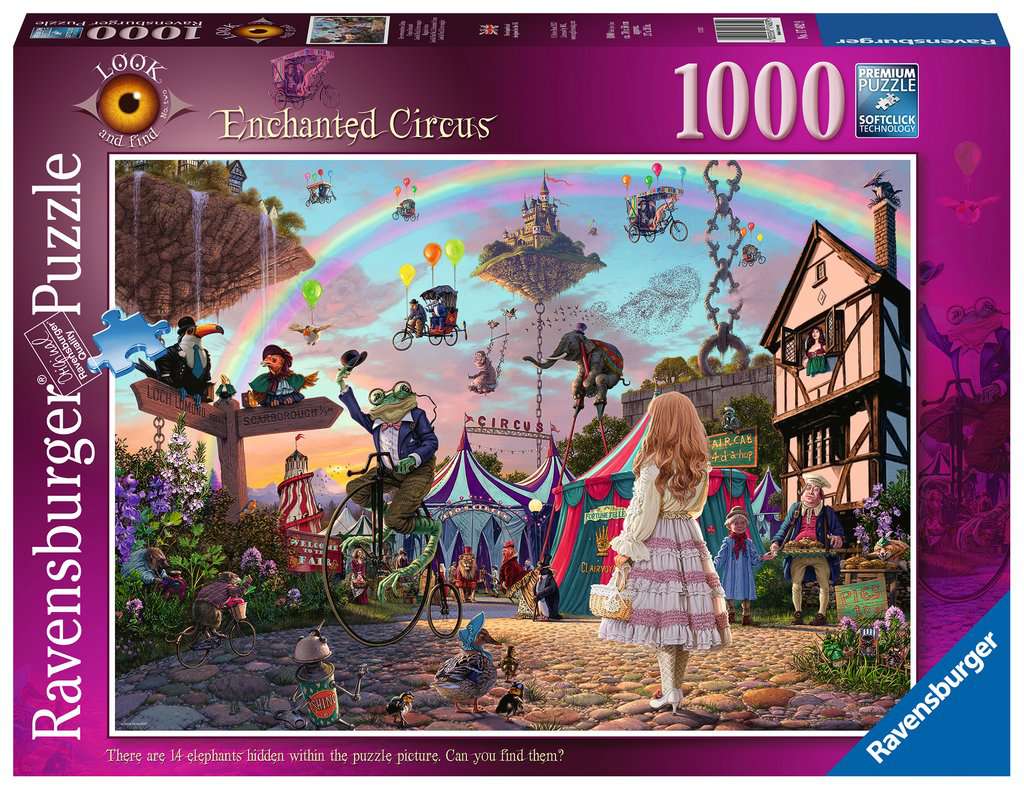 Ravensburger Puzzle 1000 Teile Der verzauberte Zirkus