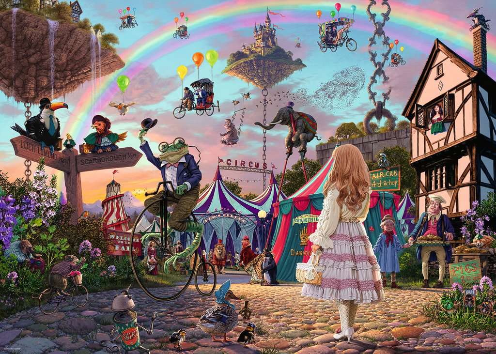Ravensburger Puzzle 1000 Teile Der verzauberte Zirkus
