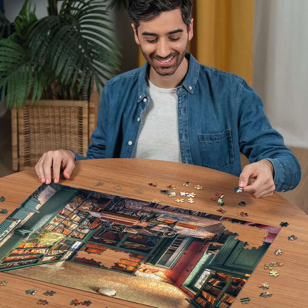 Ravensburger Puzzle 1000 Teile Mysterious castle library