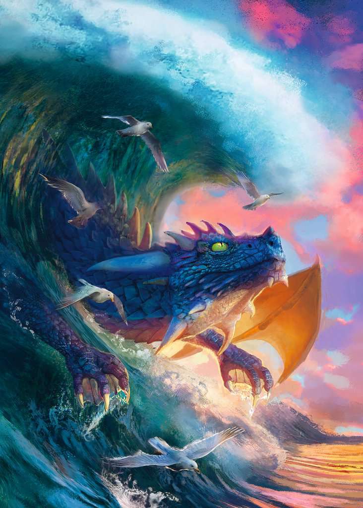Ravensburger Puzzle 1000 Teile Drachenrennen