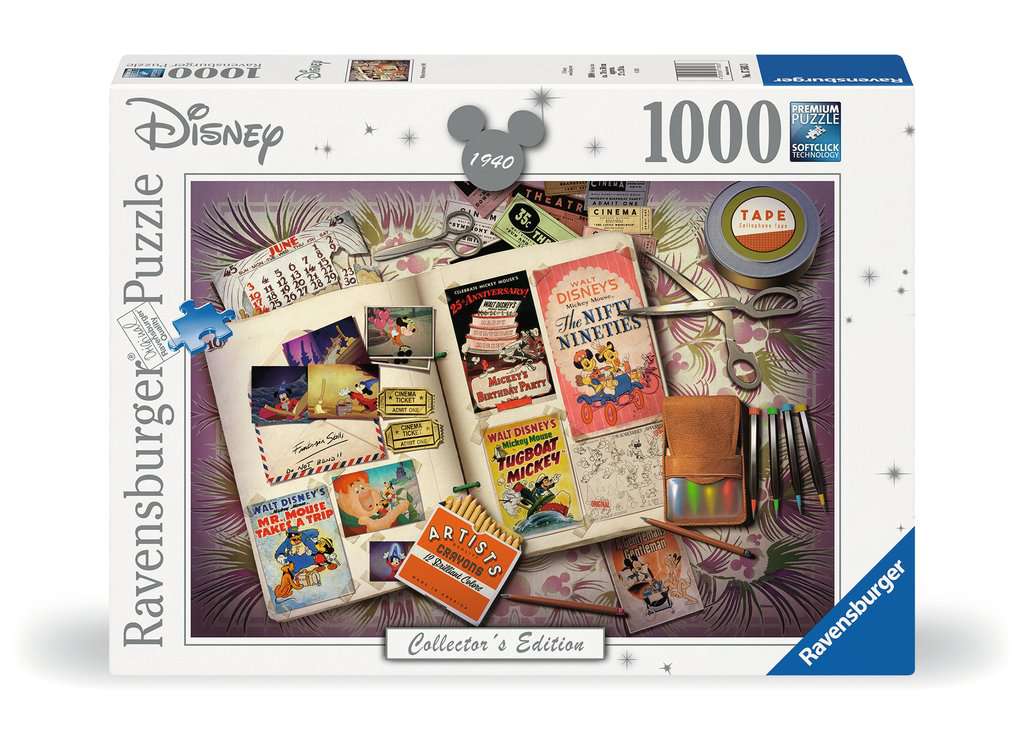 Ravensburger Puzzle 1000 Teile 1940 Mickey Anniversary