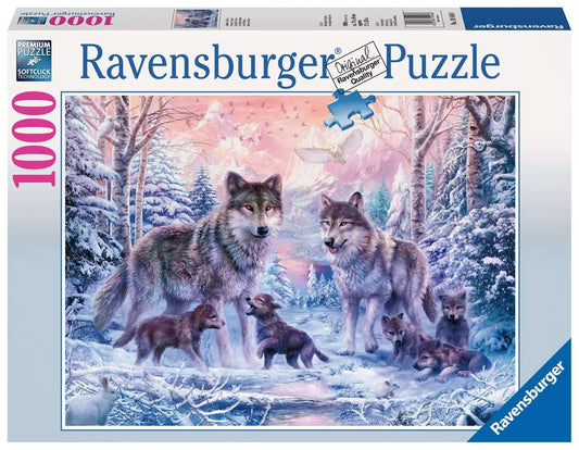 Ravensburger Puzzle 1000 Teile Arktische Wölfe