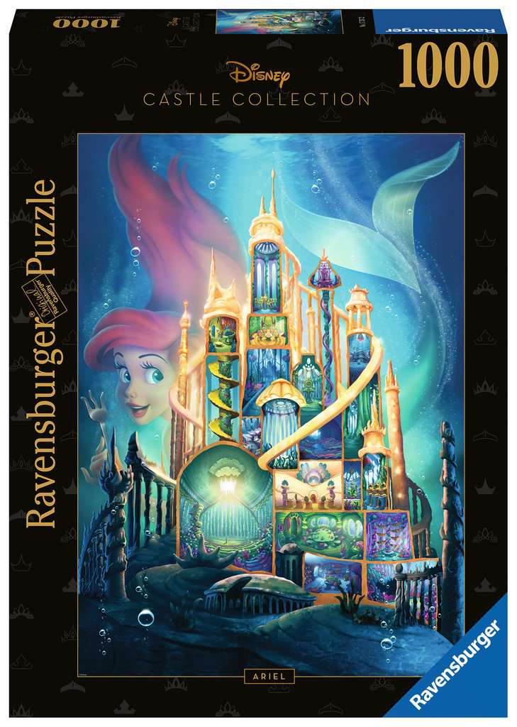 Ravensburger Puzzle 1000 Teile Disney Castles: Arielle