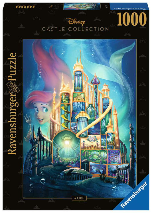 Ravensburger Puzzle 1000 Teile Disney Castles: Arielle