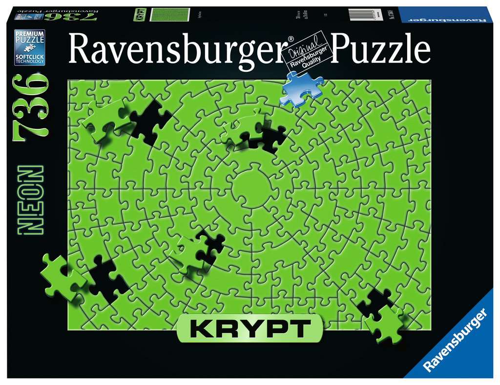 Ravensburger Puzzle 1000 Teile Krypt Neon Green