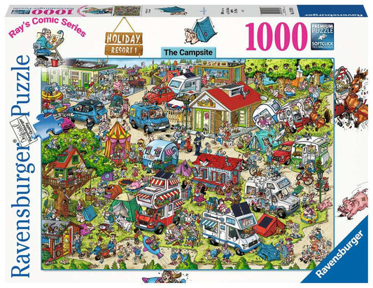 Ravensburger Puzzle 1000 Teile Holiday Resort 1 - The Campsite