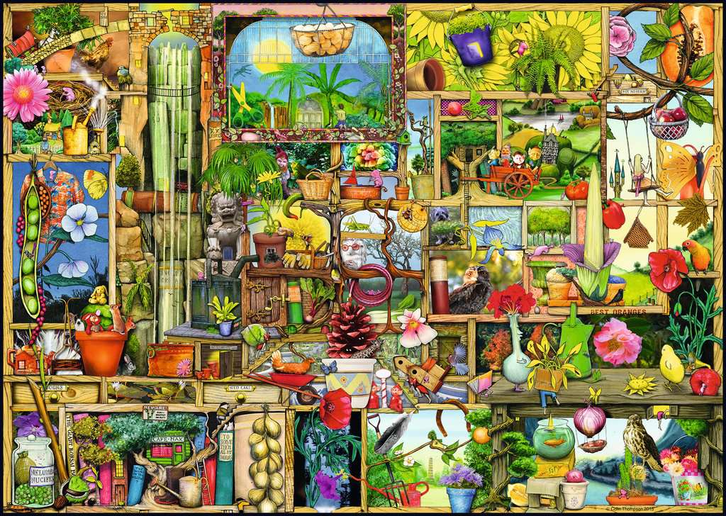 Ravensburger Puzzle 1000 Teile Grandioses Gartenregal