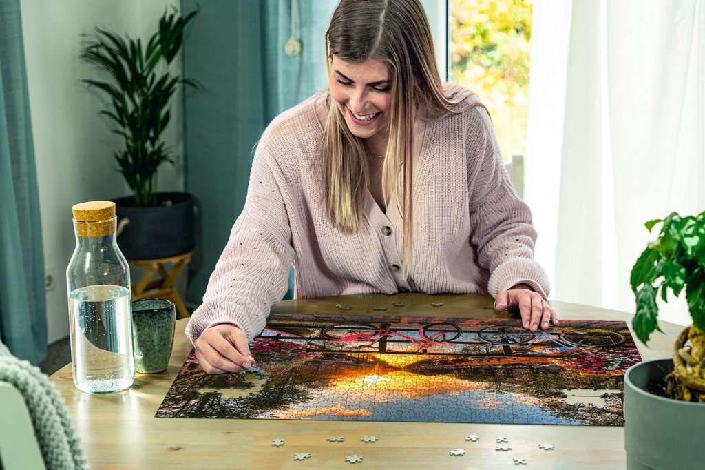 Ravensburger Puzzle 1000 Teile Fahrräder in Amsterdam