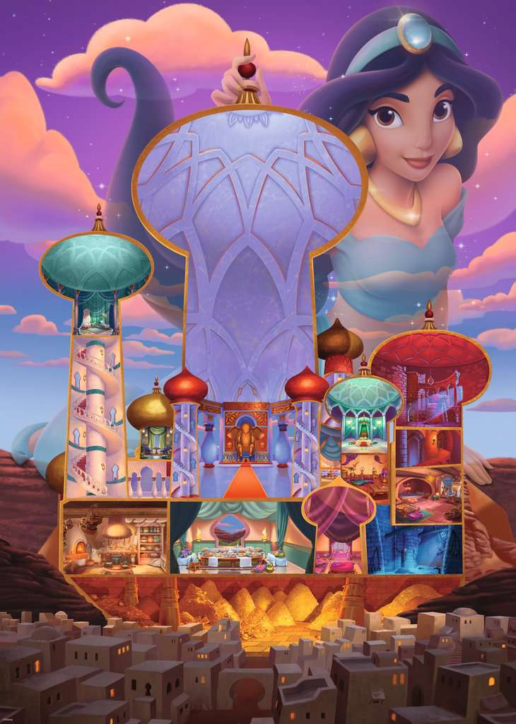 Ravensburger Puzzle 1000 Teile Disney Castles: Jasmin