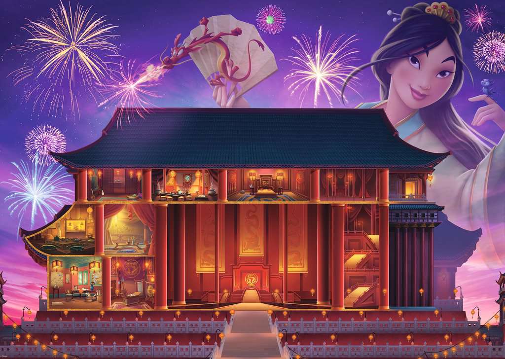 Ravensburger Puzzle 1000 Teile Disney Castles: Mulan