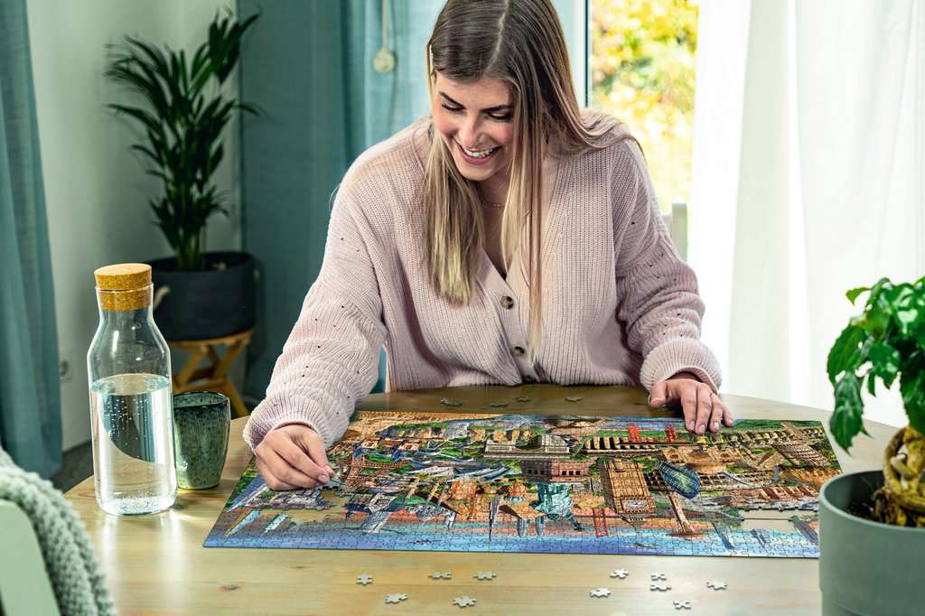 Ravensburger Puzzle 1000 Teile Sehenswürdigkeiten weltweit