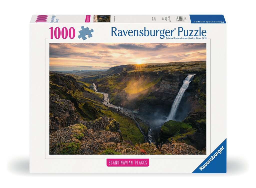 Ravensburger Puzzle 1000 Teile Haifoss auf Island