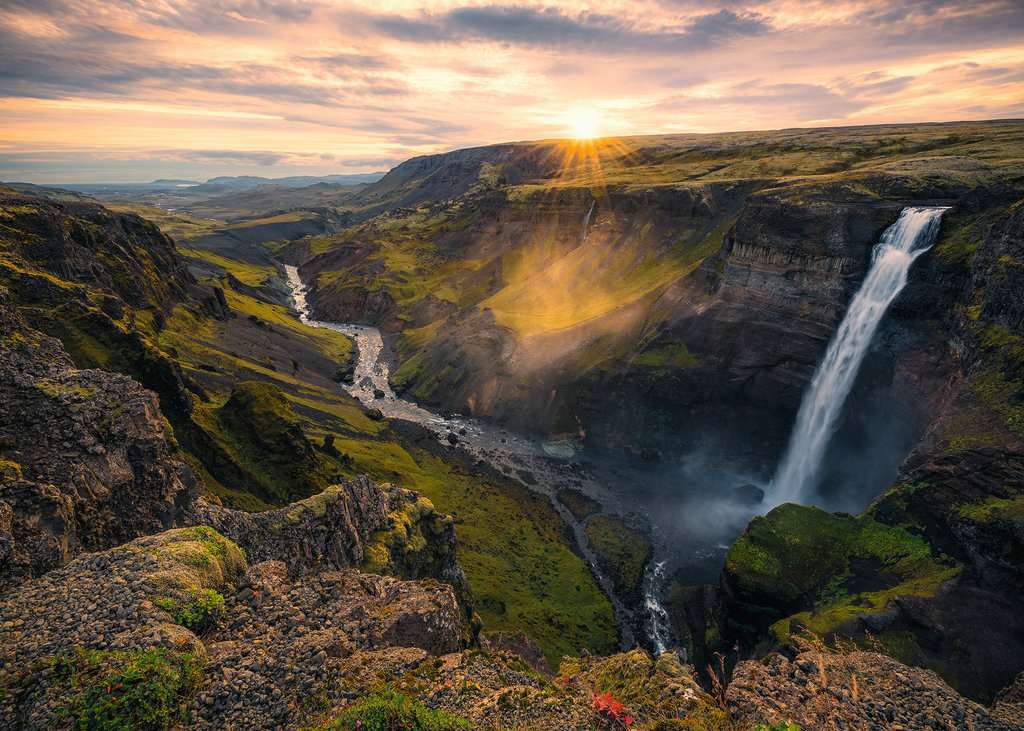 Ravensburger Puzzle 1000 Teile Haifoss auf Island