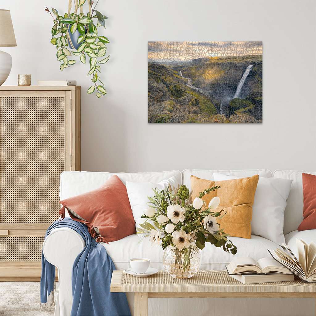 Ravensburger Puzzle 1000 Teile Haifoss auf Island