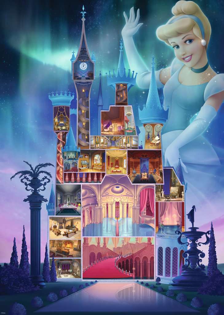 Ravensburger Puzzle 1000 Teile Disney Castles: Cinderella