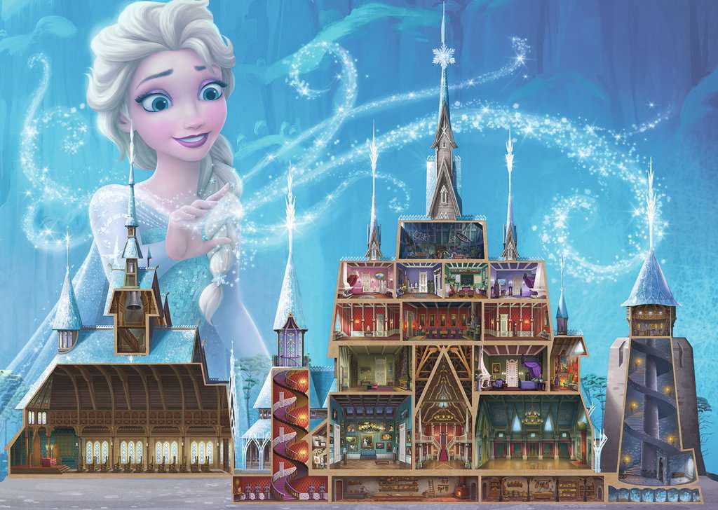 Ravensburger Puzzle 1000 Teile Disney Castles: Elsa