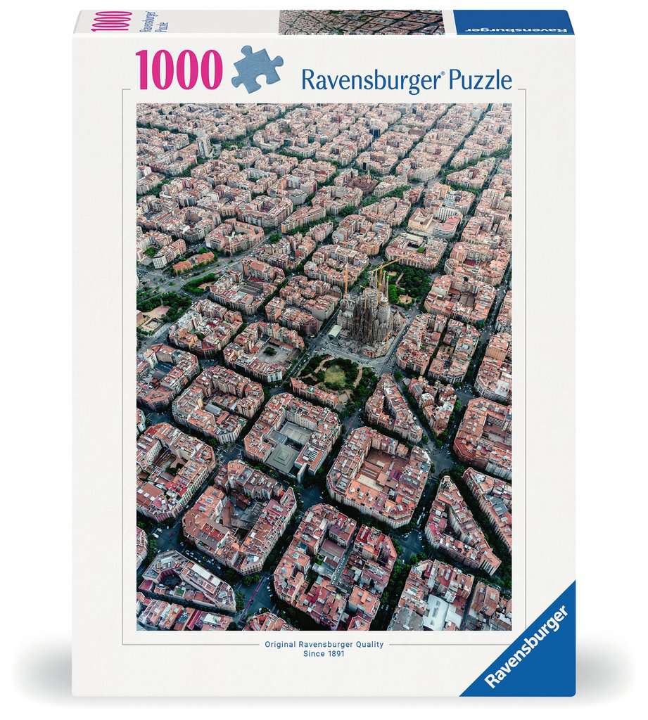 Ravensburger Puzzle 1000 Teile Barcelona von Oben