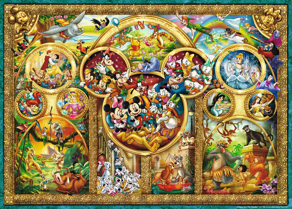 Ravensburger Puzzle 1000 Teile Die schönsten Disney Themen