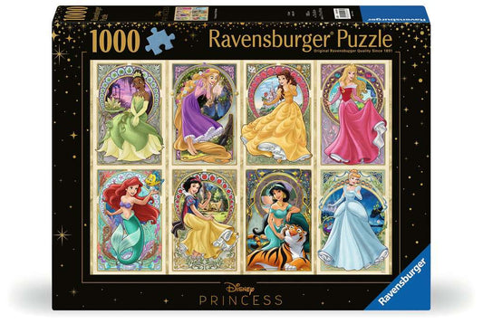 Ravensburger Puzzle 1000 Teile Nouveau Art Prinzessinnen