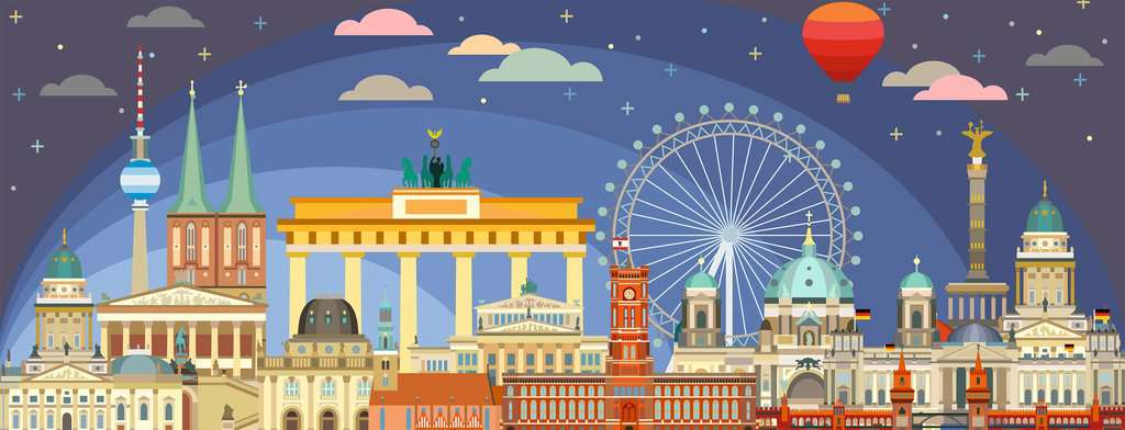 Ravensburger Puzzle 1000 Teile Nachts in Berlin
