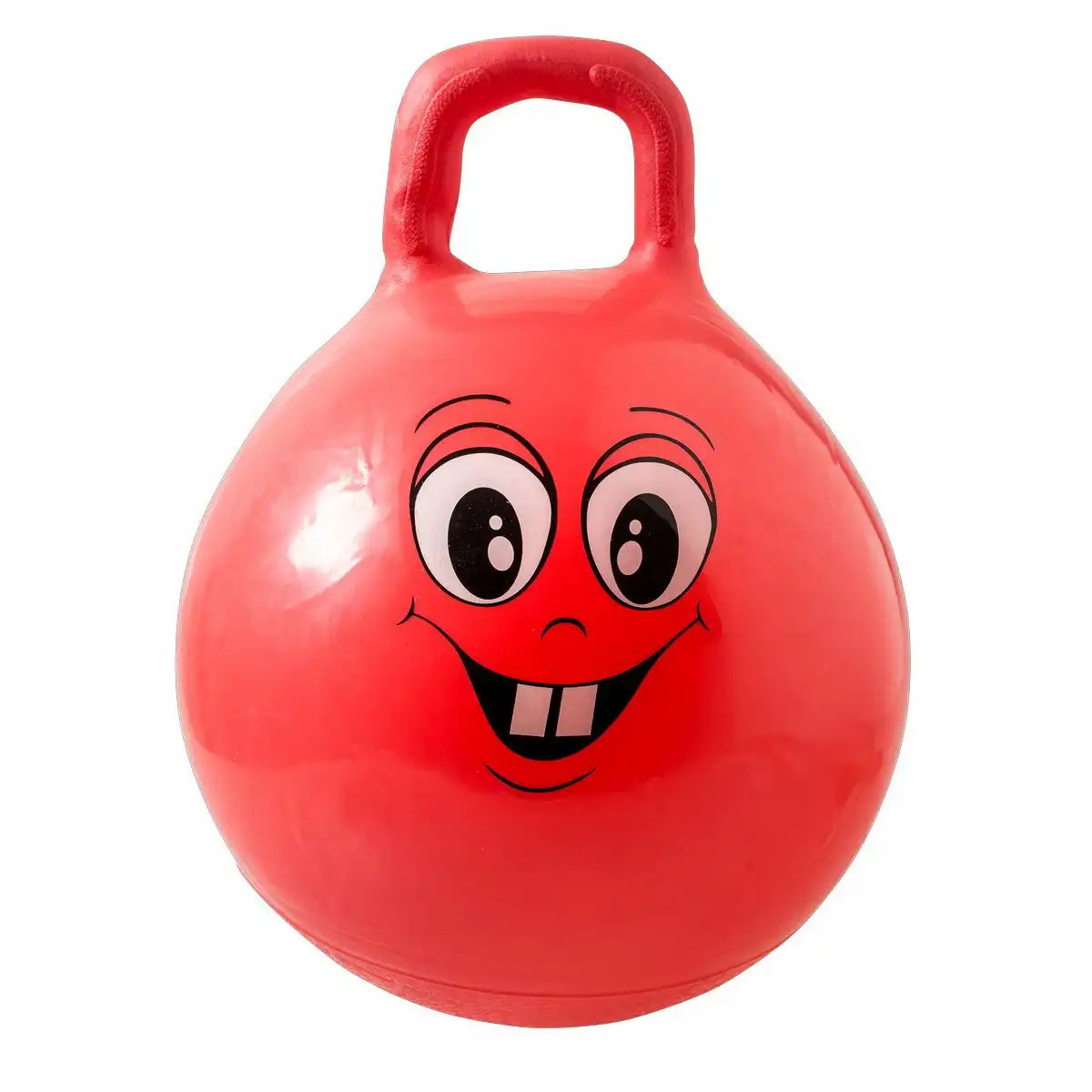 Idena Sprungball Happy Face rot Ø45-50cm