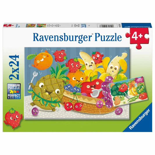 Ravensburger Puzzle 2 X 24 Teile Freche Früchte