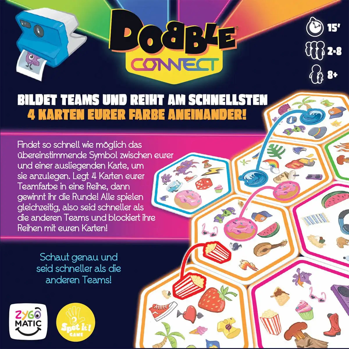 Kartenspiel Dobble Connect