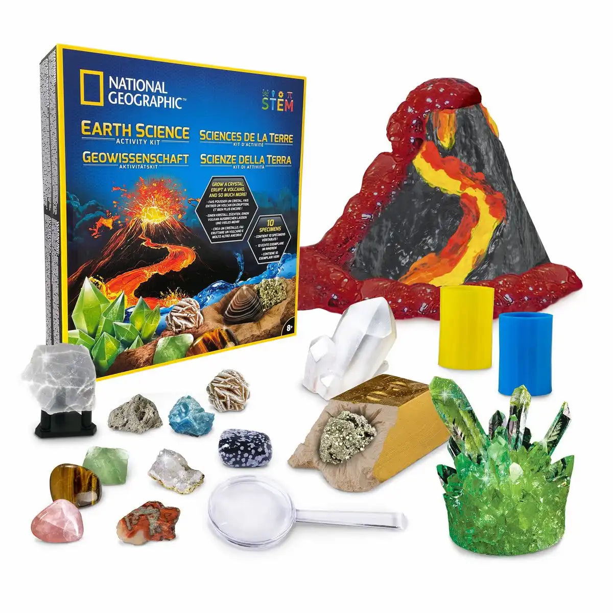 NATIONAL GEOGRAPHIC Experimentierset Geowissenschaft 15 Experimente