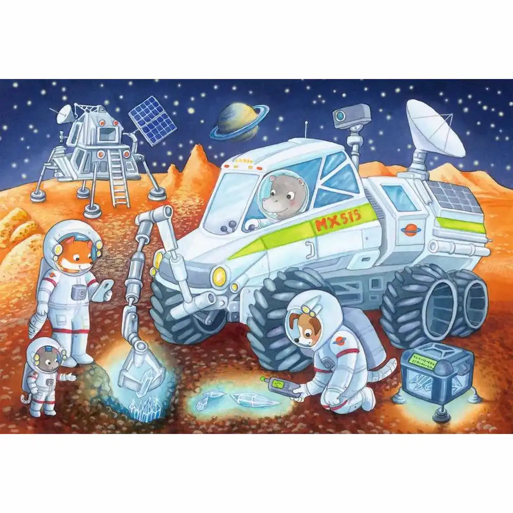 Ravensburger Puzzle 2 X 24 Teile Reise durch den Weltraum
