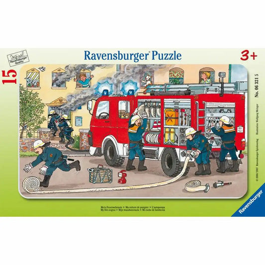 Ravensburger Rahmenpuzzles 15 Teile Mein Feuerwehrauto