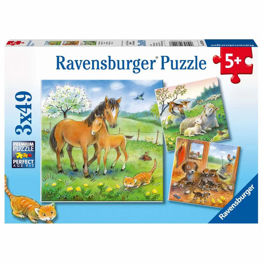 Ravensburger Puzzle 3 X 49 Teile Kuschelzeit
