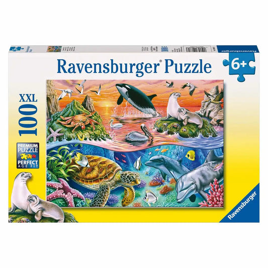 Ravensburger Puzzle 100 Teile XXL Bunter Ozean